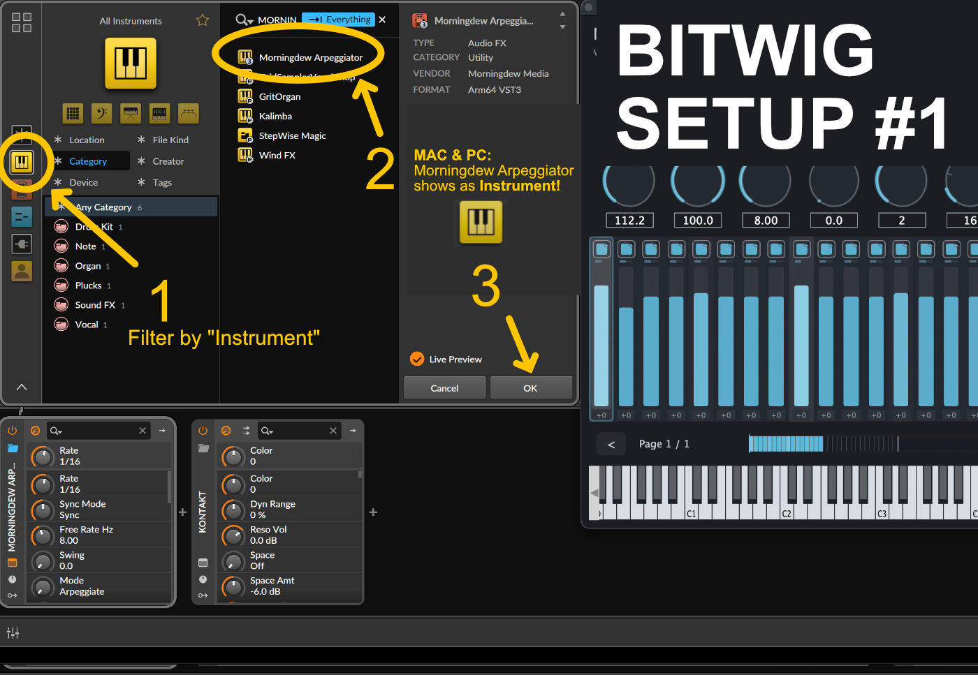 Morningdew Arpeggiator