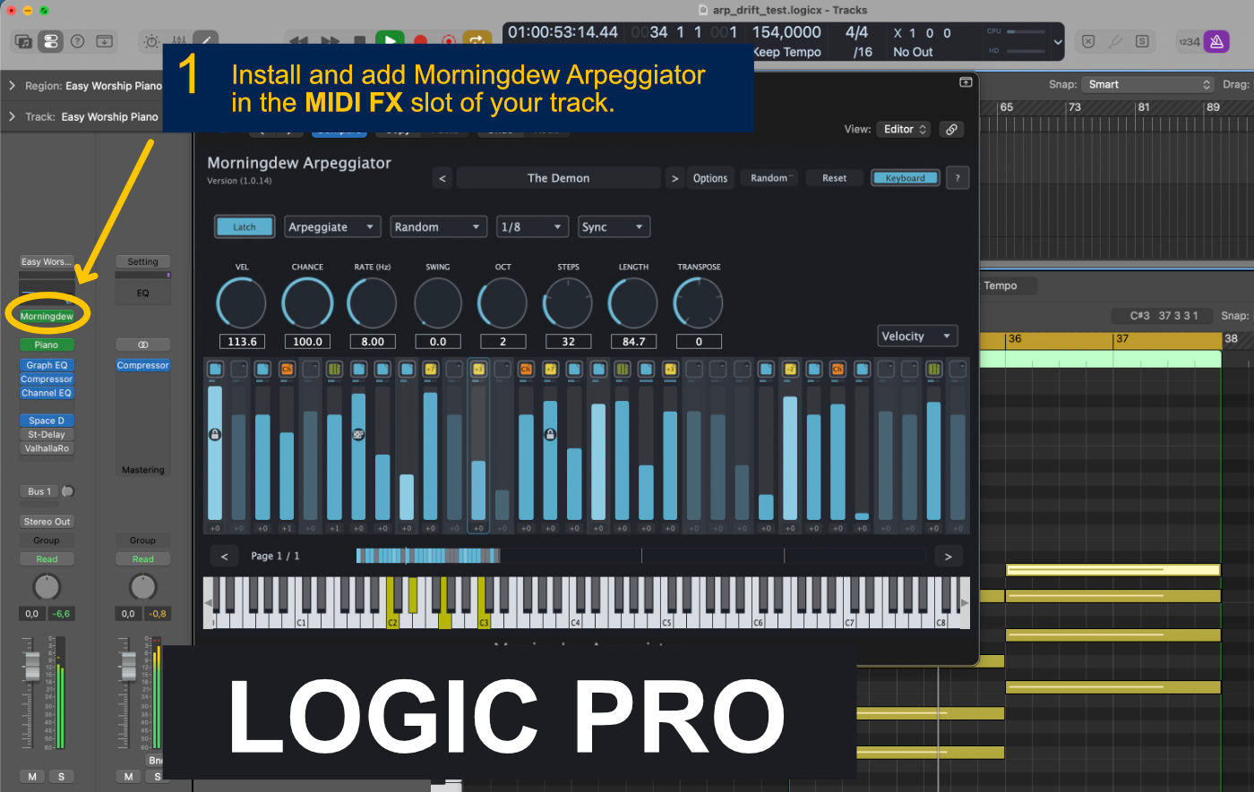 Morningdew Arpeggiator